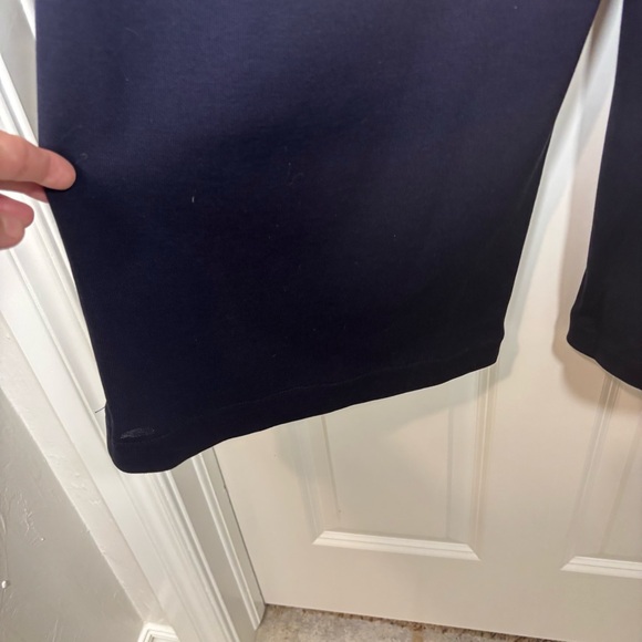 Misook Navy Blue Wide Leg Women's Pull-On Knit Pants Elastic Waist Size 3X - Picture 5 of 7